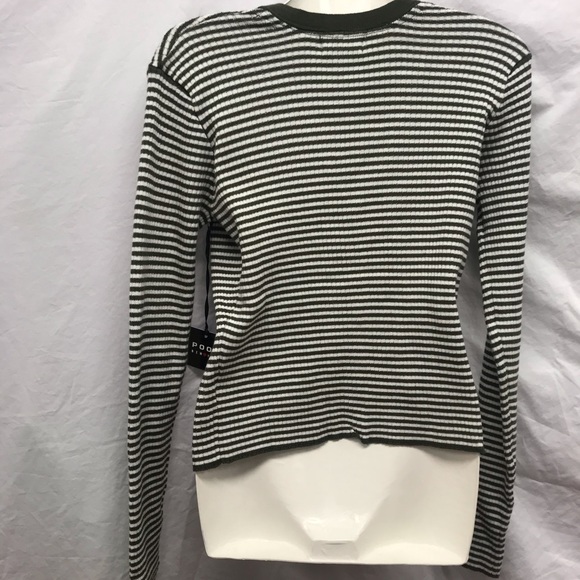 Cardigan Striped Button up Sweater - Picture 5 of 6